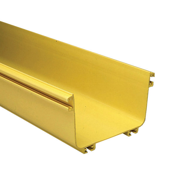 Commscope FGS-MSHS-B | FiberGuide Horizontal Straight Section, 4x6in, Yellow