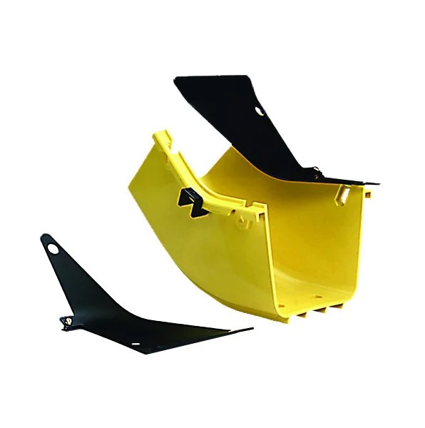 Commscope FGS-MU4E-A | FiberGuide 45° Up Elbow, 4x4in, Yellow