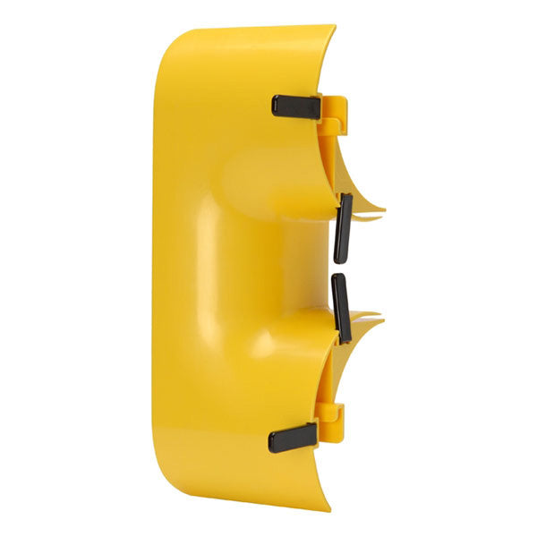 Commscope FGS-TRMP42 | FiberGuide Vertical to Horizontal Trumpet, 2x2in, Yellow