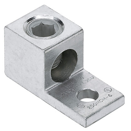 Panduit LAMA500-38-6Y | Aluminum Mechanical Connectors, One Hole, Single Barrel - Lugs | UPC - 07498359616