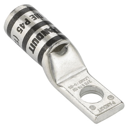 Panduit LCAN4/0-56-X | Pan-Lug Comp. Lug, 4/0, Narrow, Tin Plt Copper, Strt, 0.31" Stud