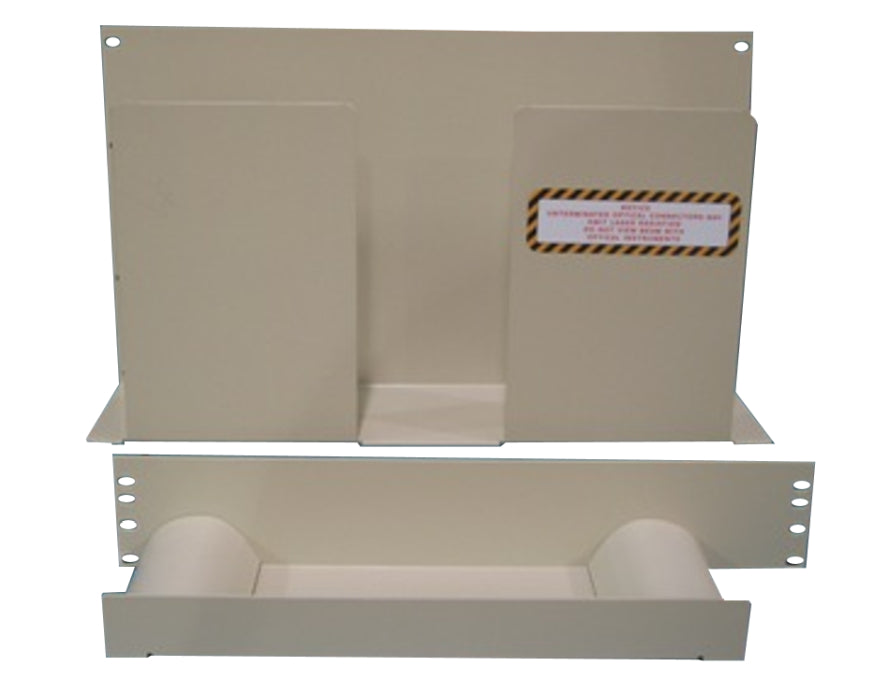 Commscope FL2-ACC011 | FL2000 Lower Cable Trough, 19" wide x 14 in high, putty white