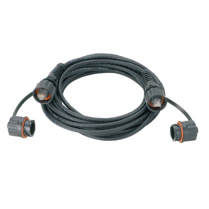 Panduit ISTPCH3MBLY | IndustrialNet™ Shielded Cat 5e Patch Cord, 1 Meter, Stranded Wire, No Dust Caps