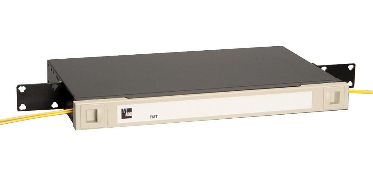 Commscope FMT-DBS000000-S00P | FMT Fiber Storage Panel, with sliding tray, with storage spools, 1RU, 19 in, putty white