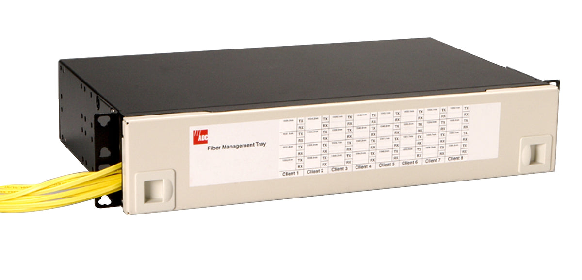 Commscope FMT-GBS000000-A00B | FMT Fiber Storage Panel, with sliding tray and storage spools, 2RU, 19 in, black