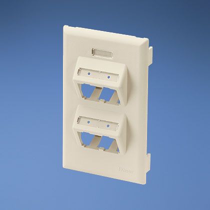 Panduit OF70FV4OG | Low Voltage Faceplate