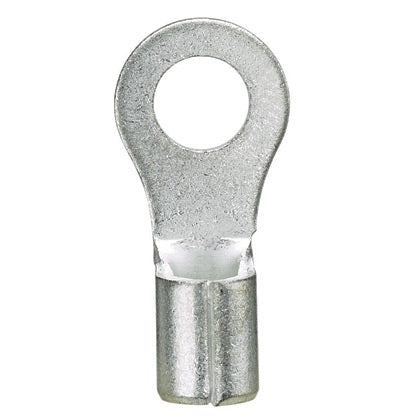 Panduit P10-8R-D | Pan-Term Ring Terminal, Bare, 10-14 AWG, #8 Stud, PK500
