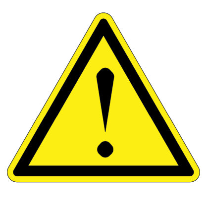 Panduit PESW-B-9Y | ISO Warning Symbol Label Card