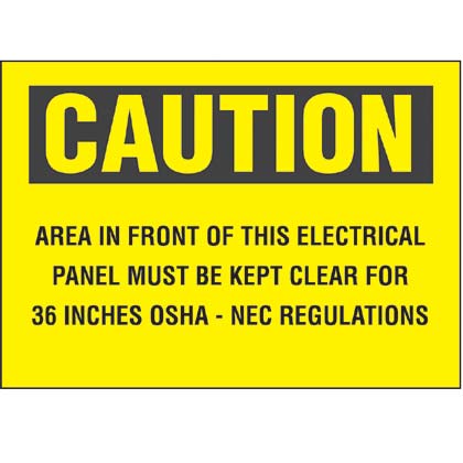 Panduit PPS0710C141 | Safety Sign | UPC - 07498391803