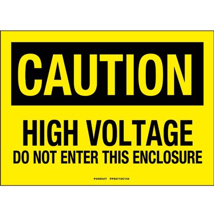 Panduit PPS0710C143 | Safety Sign | UPC - 07498342416