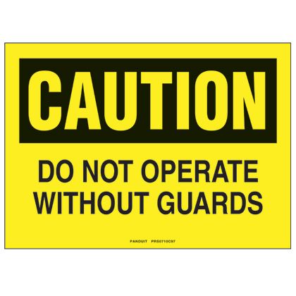 Panduit PRS0710C97 | Safety Sign | UPC - 07498362340