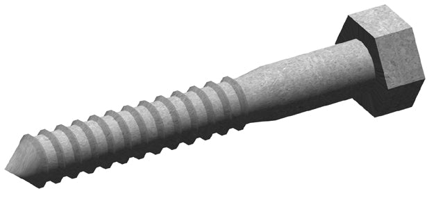 Commscope GLS-0320 | Galvanized Lag Screw,, 3/8 in x 2 in