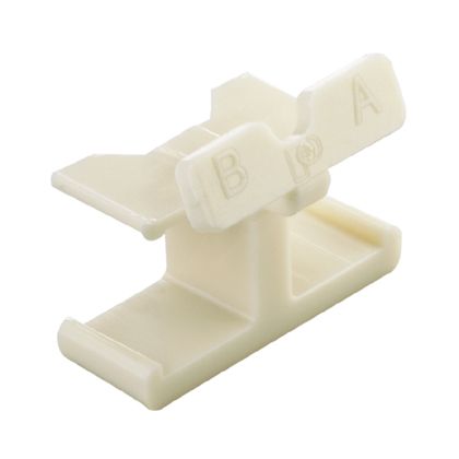 Panduit FLCCLIP-L | Duplex Clip for LC Connectors, White, Pack of 50