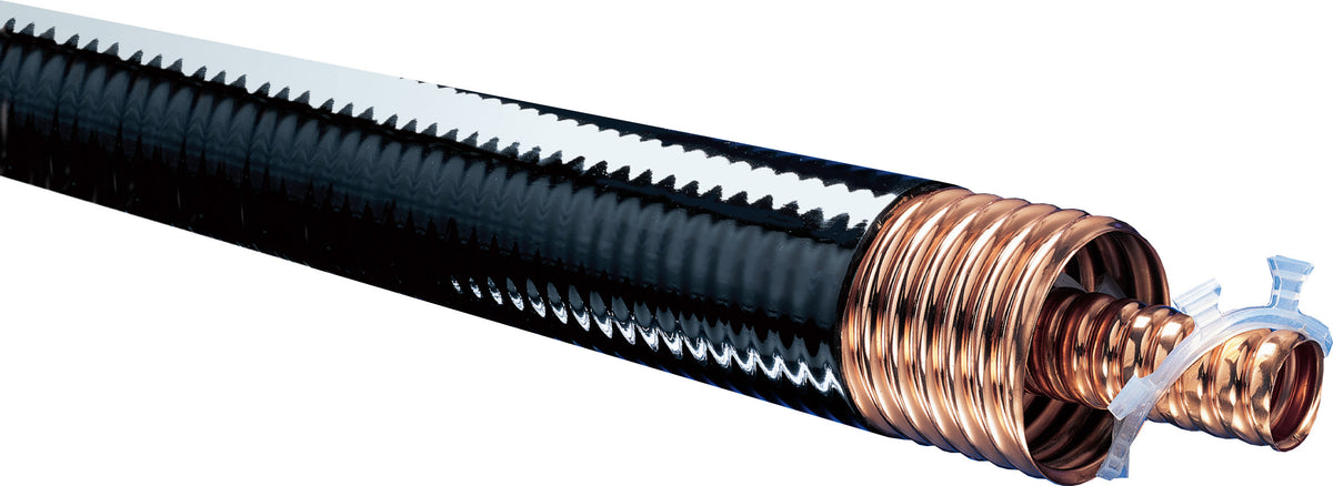 Commscope HJ9HP-50 | HJ9-50, HELIAX High Power Air Dielectric Coaxial Cable, corrugated copper, 5 in, black PE jacket