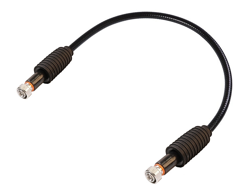 Commscope L4ADMDM4PSGW | LDF4-50A SureFlex Jumper with interface types 7-16 DIN Male and 7-16 DIN Male with HELIAX SureGuard weatherproofing, 4 ft