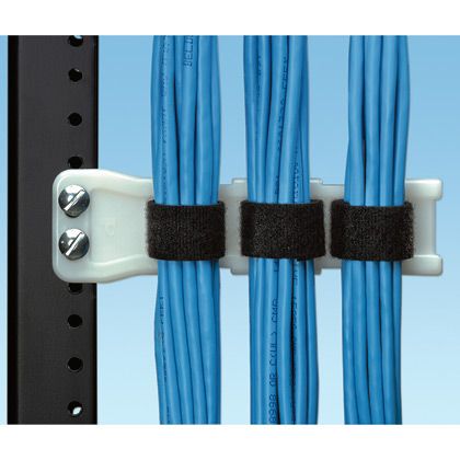 Panduit PPF2SV-S25-V69 | Pan-Post Flat Post Standoff, Ivory, V-0 PA 6.6