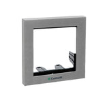 Comelit 3311/1S | iKall 1 Module Holder Frame Complete With Cornice Silver Color