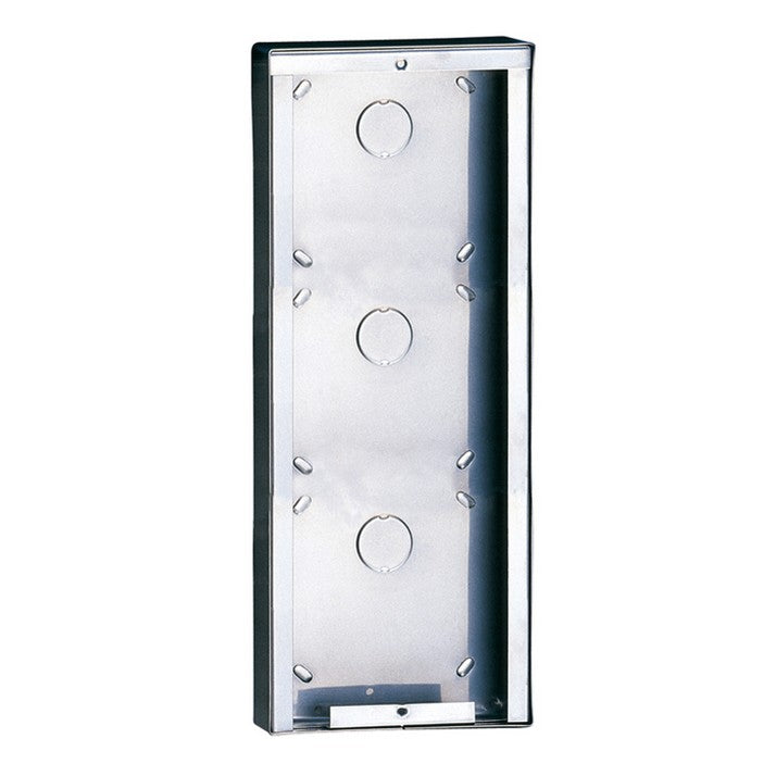 Comelit 3316/3 | iKall 3 Module Stainless Steel Surface-mounting Box