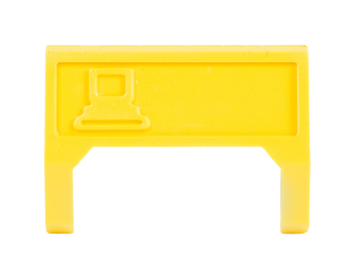 Commscope M60C-123 | M60 Computer Information Outlet Icon Insert, yellow