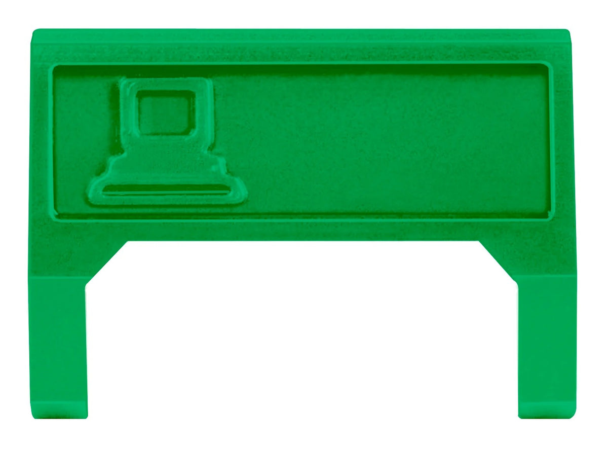 Commscope M60C-226 | M60 Computer Information Outlet Icon Insert, green