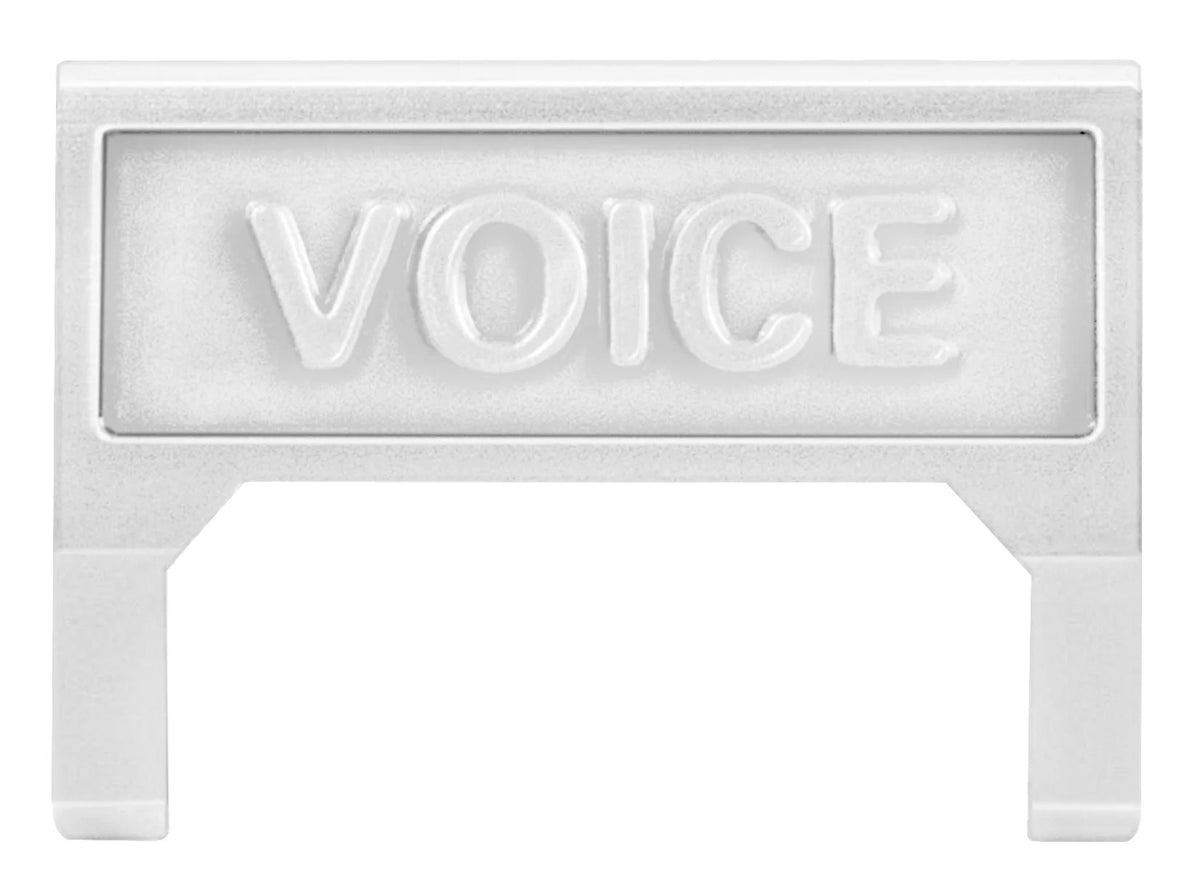 Commscope M60E-262 | M60 Voice Information Outlet Icon Insert, white