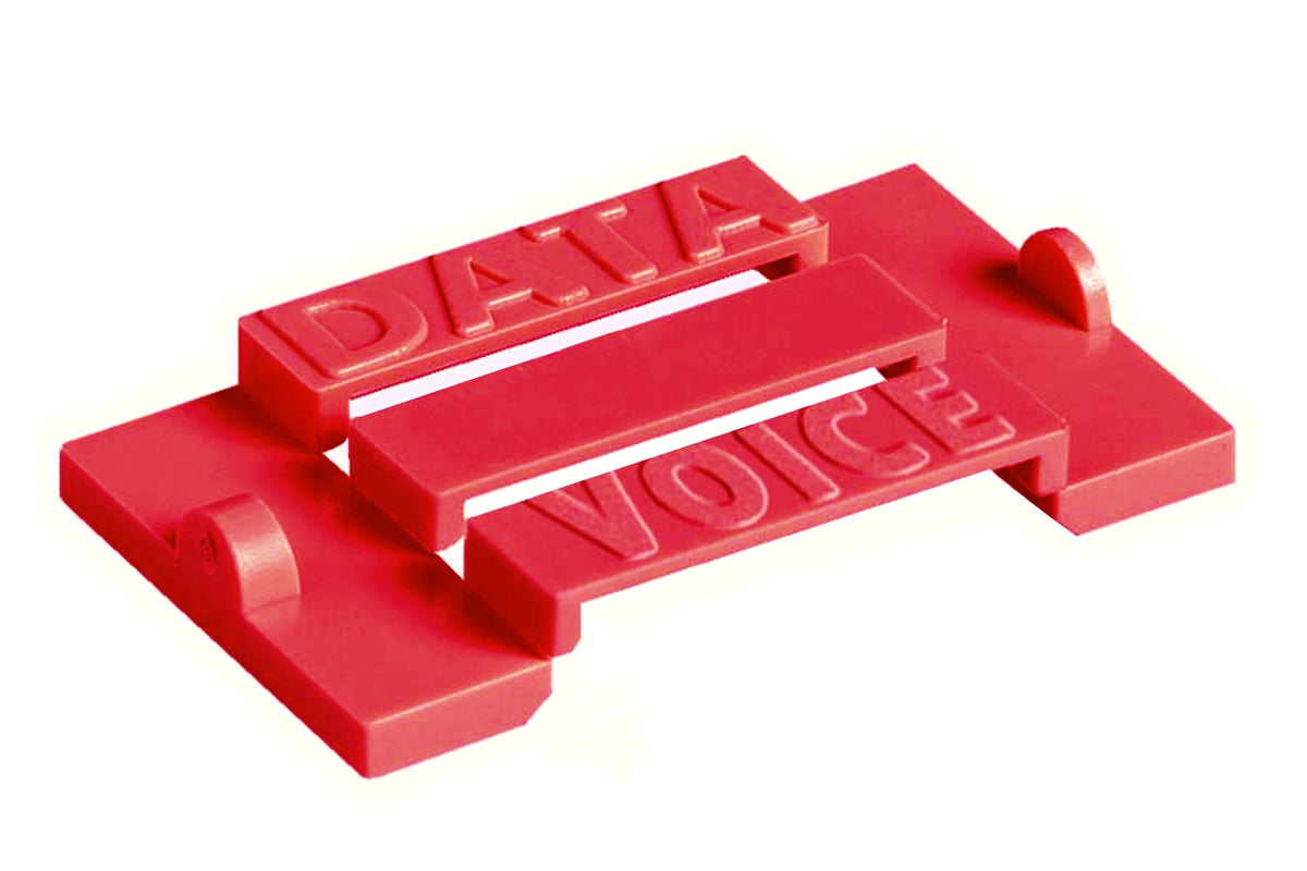 Commscope M61K-317 | Icon, Information Outlet, red (voice-data-blank)
