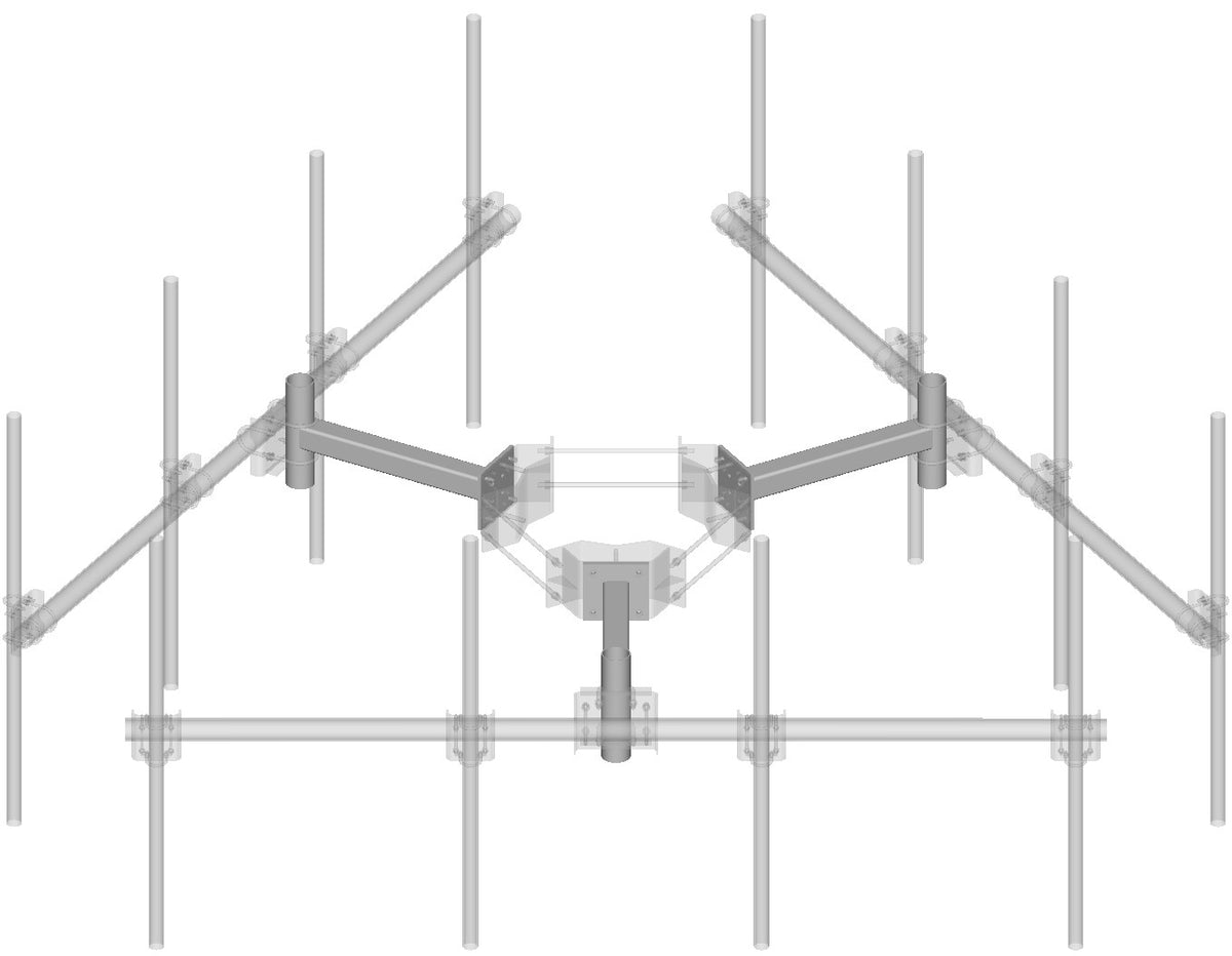 Commscope MT-197 | Single Support Arm, 36 in, includes pipe