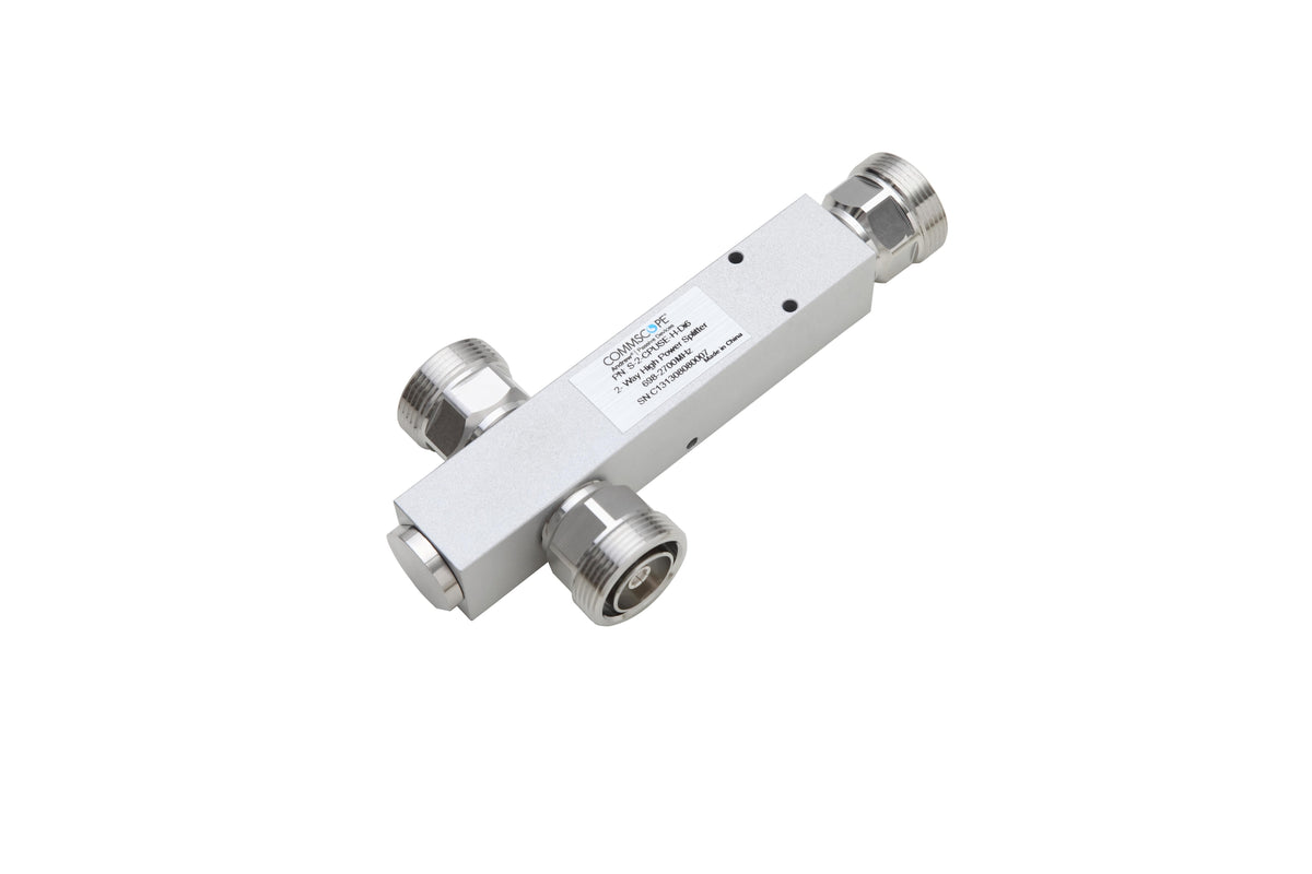 Commscope S-2-CPUSE-H-DI6 | Two-way Reactive Power Splitter, 555–2700 MHz  (Additional mounting bracket PN:42396A-17 sold separately)