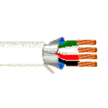 Belden 6302FC 877U1000 | Security & Sound, 4 Conductor 18 AWG BC, Shielded, Plenum