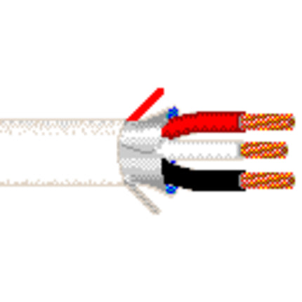 Belden 6401FE 877U1000 | Security & Sound, 3 Conductor 20 AWG BC, O/A Foil, CMP