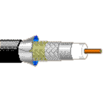 Belden 9062 0101000 | CATV Video, RG6, 18 AWG BCCS, Tri Shield, Polyethylene Jacket