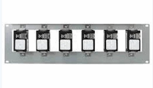 3Xlogic Inc S-RACK-006 | 3U Rackmount Panel for eIDC Door Controllers