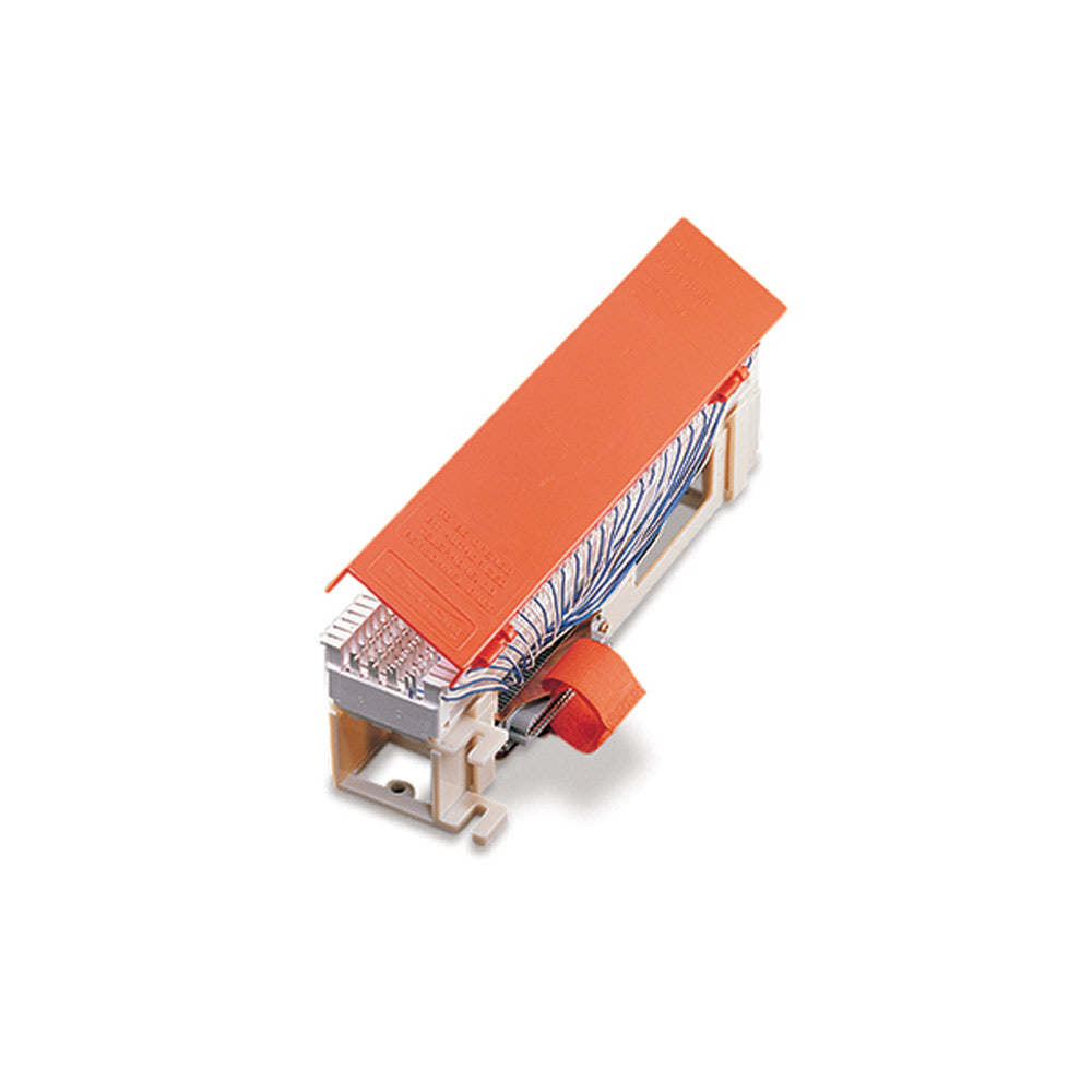 Leviton 40066-M50 | 50 Pair M-Type 66-Clip Connecting Block (10" H x 3.4" W x 1.0" D)