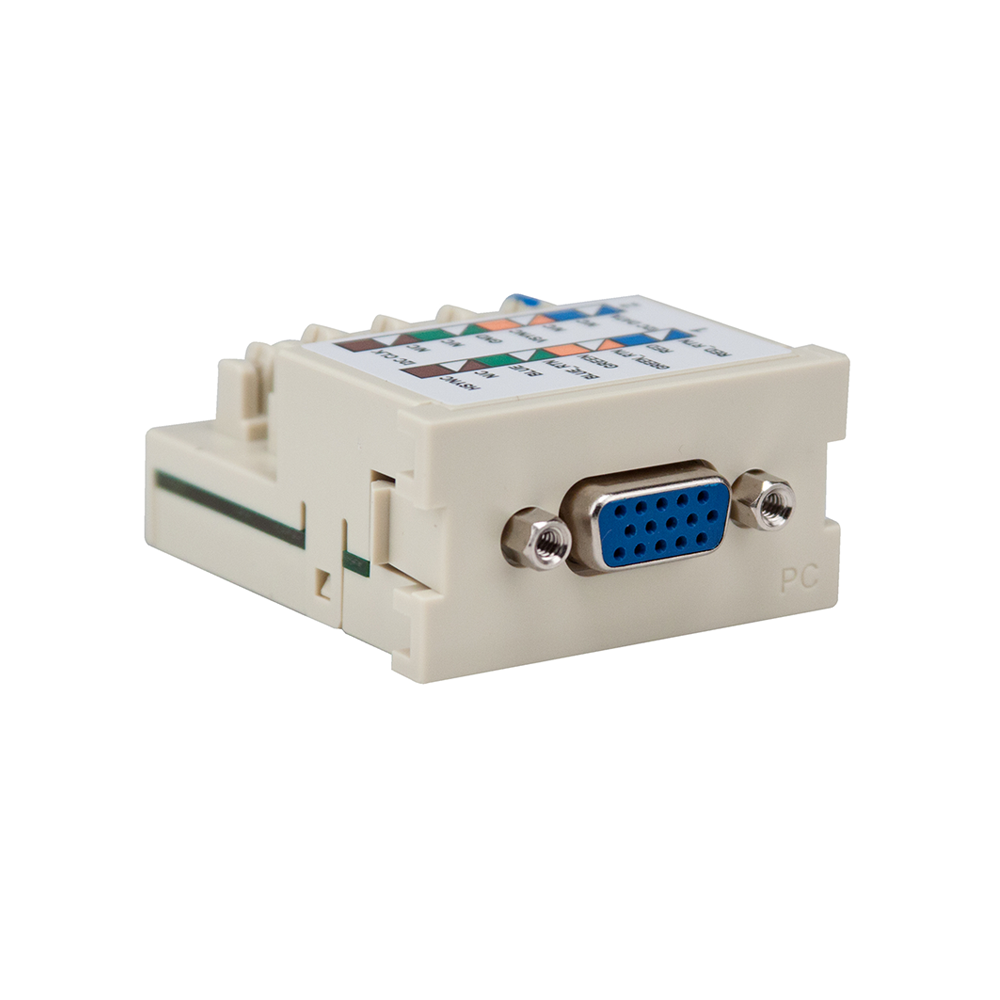 Leviton 41295-VPG | VGA 110-Termination MOS PC Module, Grey