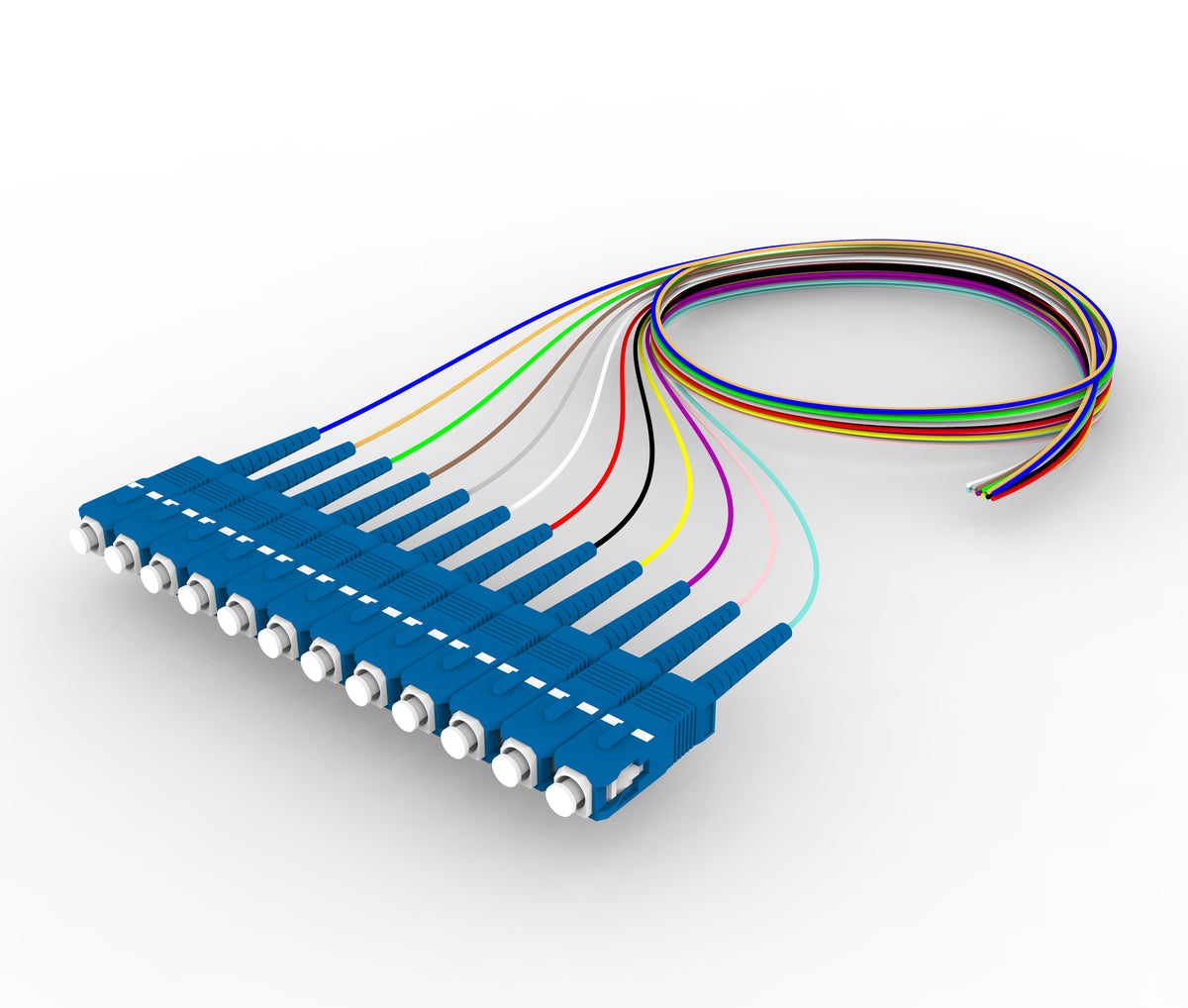 Commscope FAWSCUC0C-XXM003 | Breakout Length/Option - No breakouts | Unjacketed, Cord Length - 3 M
