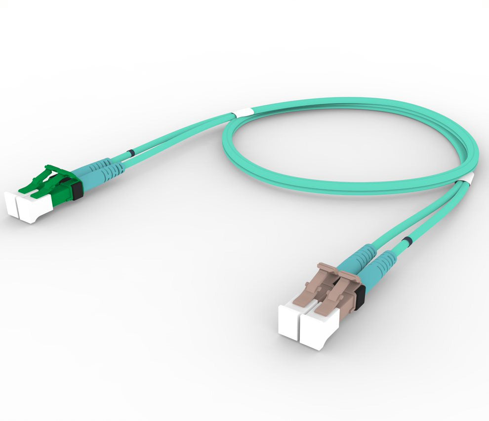 Commscope FDXL4LC42-MXM001 | Breakout Length/Option - No breakouts | Jacket Color - Aqua, Cord Length - 1 M