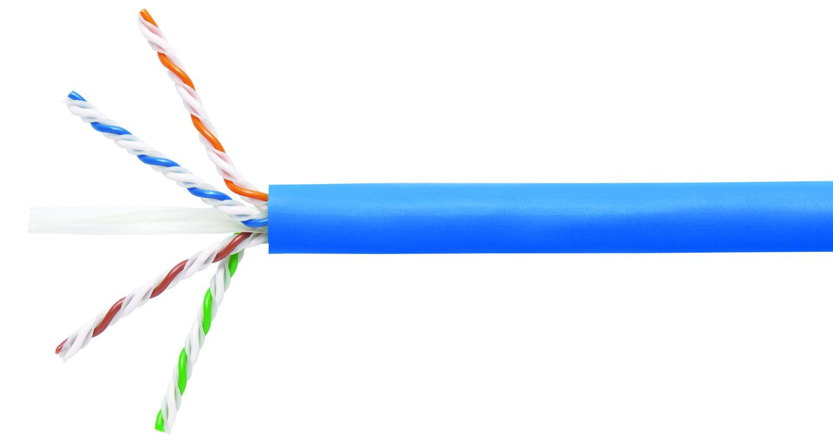 Commscope CS44R BLU C6A 4/23 U/UTP RL 1KFT | CS44R ETL Verified Category 6A U/UTP Cable, non-plenum, blue jacket, 4 pair count, 1000 ft (305 m) length reel