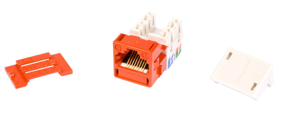 Commscope MPS100E-112 | PowerSUM MPS100E Category 5e U/UTP Information Outlet, orange