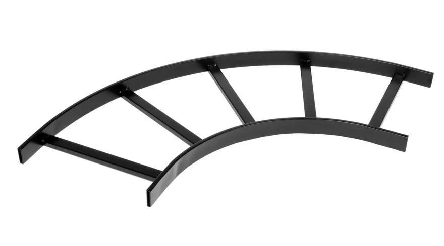 Commscope CR90FCB-24W | Cable Runway, 90° radius flat corner bend, 24 inch (610 mm) W, black