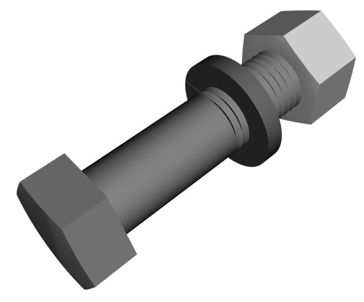Commscope GB-04405 | Galvanized Bolt Kit, Grade 5, 1/2 in x 4 in