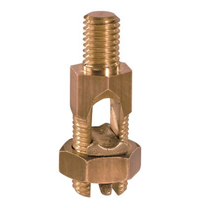 Panduit SP1-1/0-L | Service Post connector, male, 1cable, 50PK