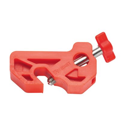 Panduit PSL-MCBNT | Circuit Breaker Lockout no tool, Nylon, Red, 0.4"x1.9", PK1