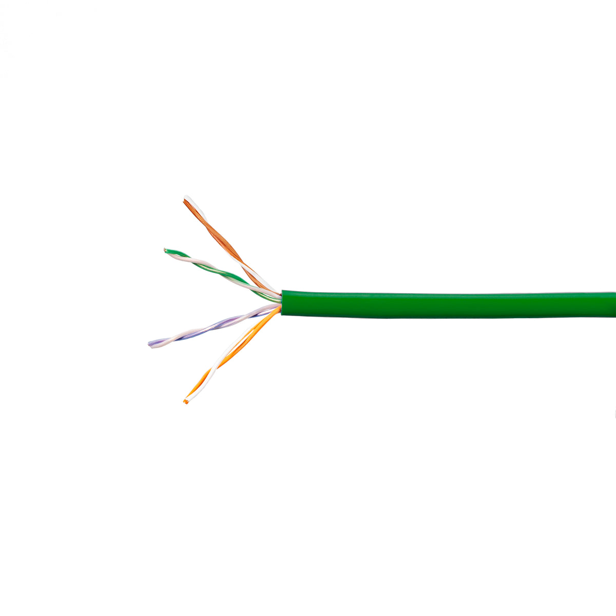 Commscope CS27P GRN C5E 4/24 U/UTP CPK 1KFT | ETL Verified Category 5e U/UTP Cable, plenum, green jacket, 4 pair count, 1000 ft (305 m) length, CommPak
