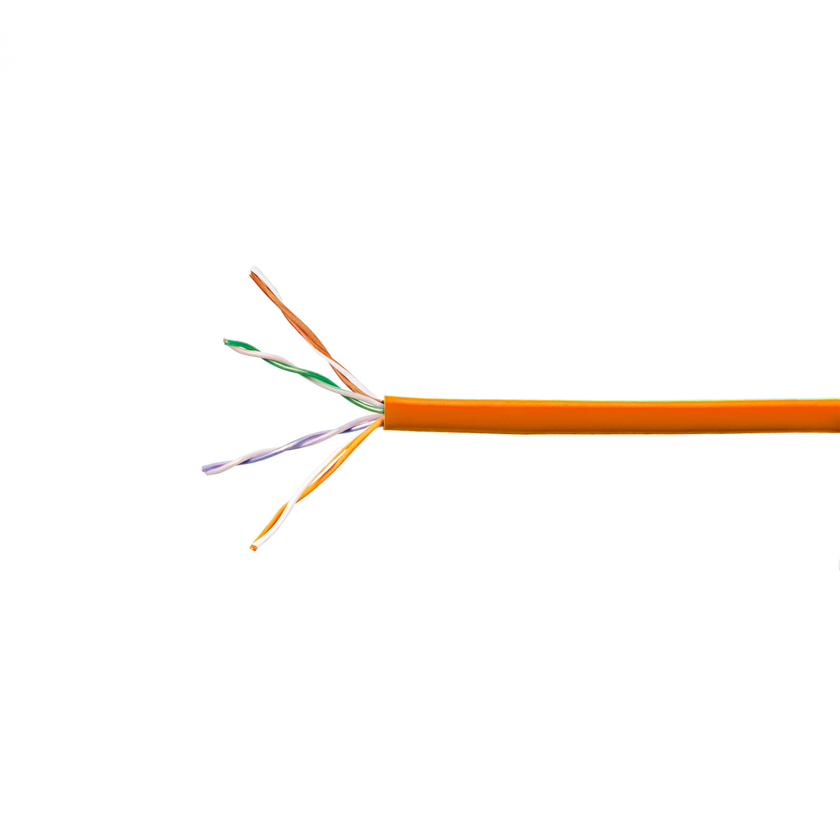 Commscope CS27P ORG C5E 4/24 U/UTP CPK 1KFT | ETL Verified Category 5e U/UTP Cable, plenum, orange jacket, 4 pair count, 1000 ft (305 m) length, CommPak