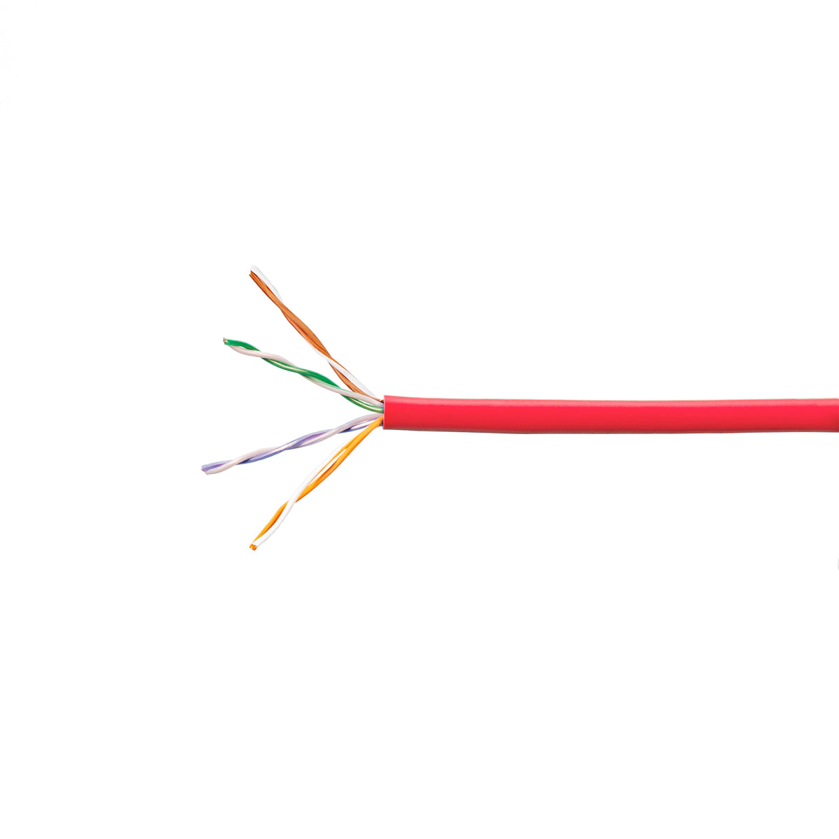 Commscope CS27P RED C5E 4/24 U/UTP CPK 1KFT | ETL Verified Category 5e U/UTP Cable, plenum, red jacket, 4 pair count, 1000 ft (305 m) length, CommPak