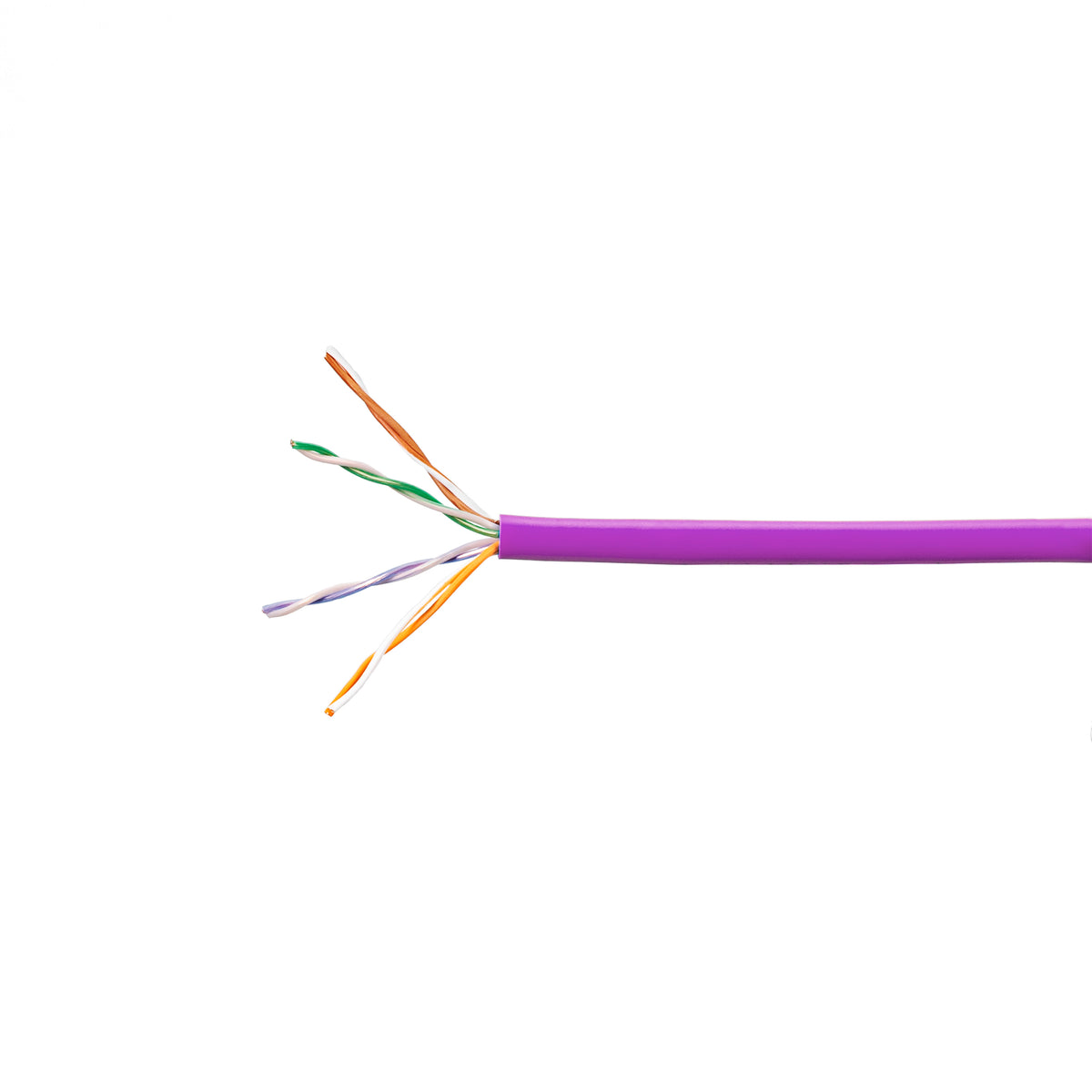 Commscope CS24P VLT C5E 4/24 U/UTP CPK 1KFT | ETL Verified Category 5e U/UTP Cable, plenum, violet jacket, 4 pair count, 1000 ft (305 m) length, CommPak
