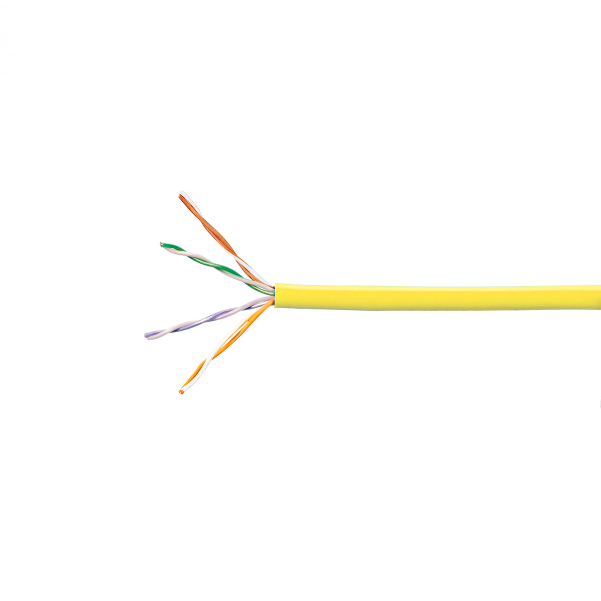 Commscope CS27R YEL C5E 4/24 U/UTP CPK 1KFT | ETL Verified Category 5e U/UTP Cable, non-plenum, yellow jacket, 4 pair count, 1000 ft (305 m) length, CommPak