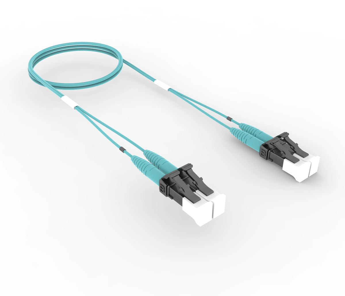 Commscope FEXLCLC42-AXF007 | OM4 LC to LC, Fiber Patch Cord, 1.6 mm Duplex, Riser | Breakout Length/Option - No breakouts | Cord Length - 7 Ft