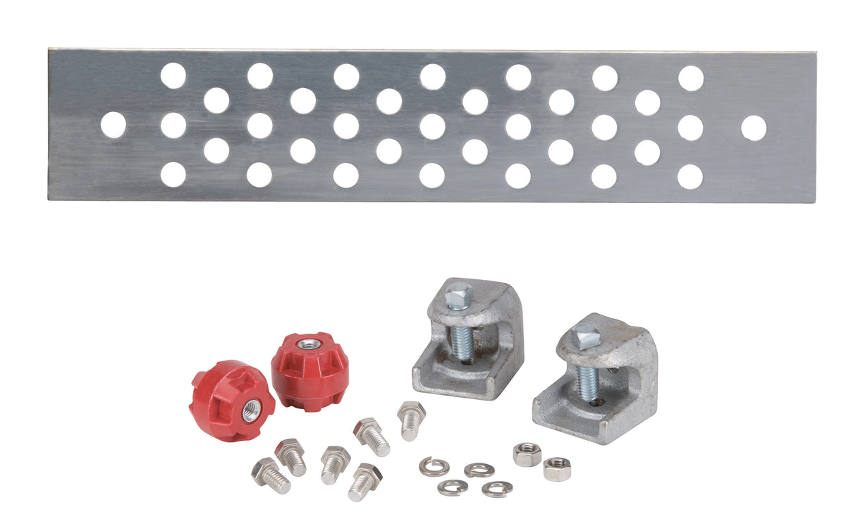 Commscope UGBKIT-2T | Tinned Copper Ground Buss Bar, 1/4 in x 2-1/2 in x 12-1/2 in (6.4 mm x 63.5 mm x 317.5 mm)