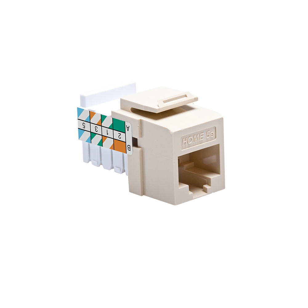 Leviton 5EHOM-RL5 | HOME 5e Snap-In Jack, T568A/B Wiring, Blue